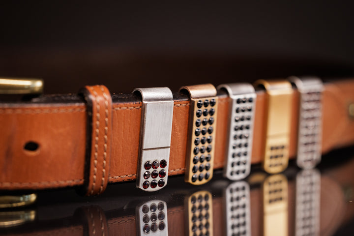 First Class Silver and Garnet Belttric