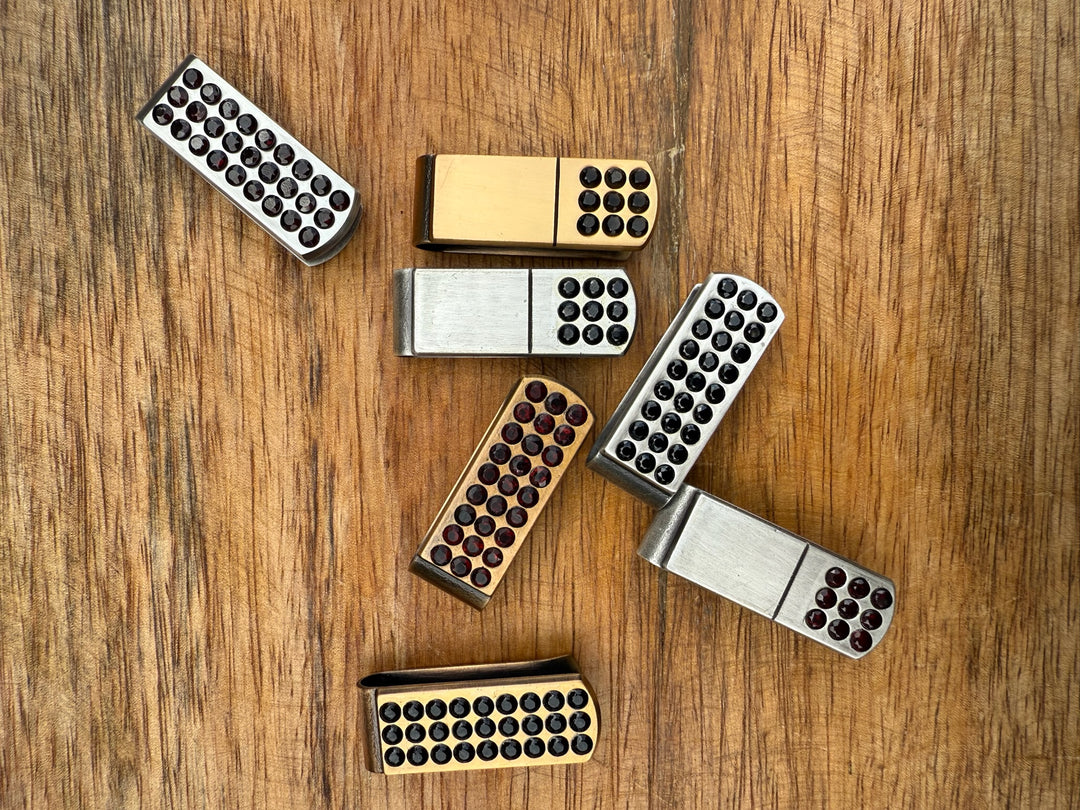 First Class Silver and Black Spinel Belttric