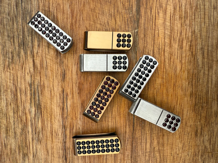 First Class Silver and Black Spinel Belttric