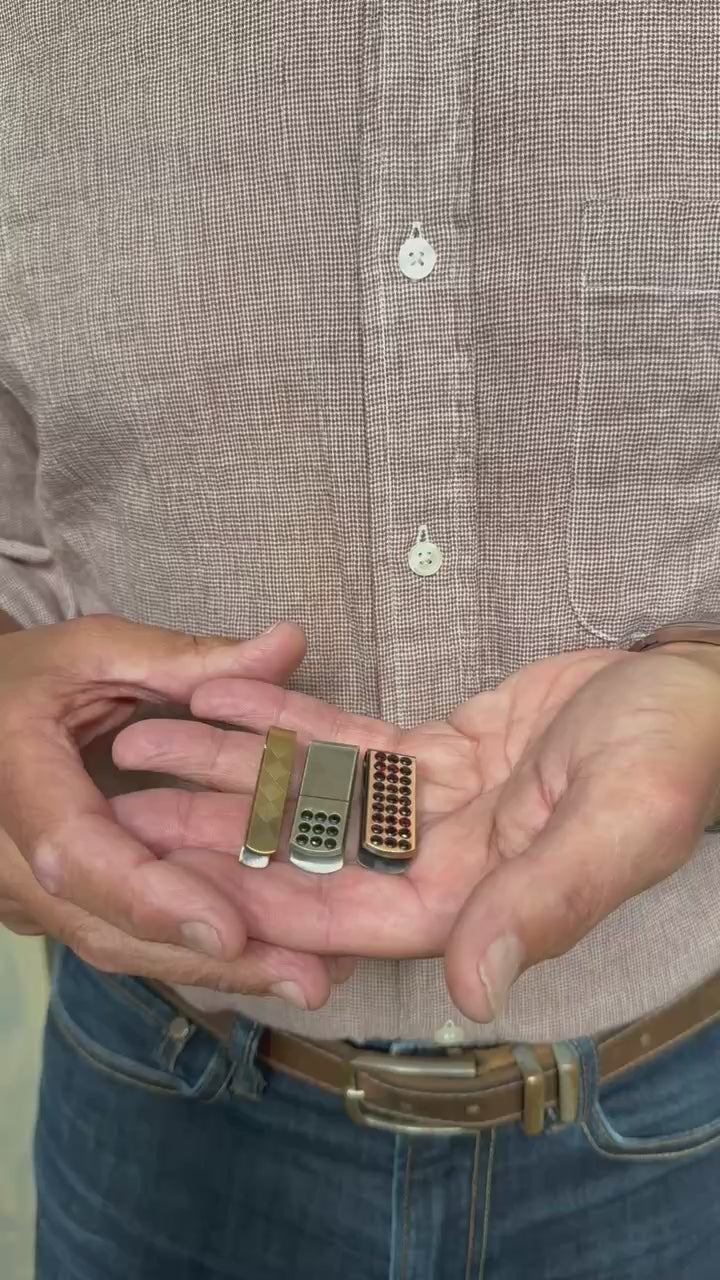 Runway Lights Silver and Garnet Belttric